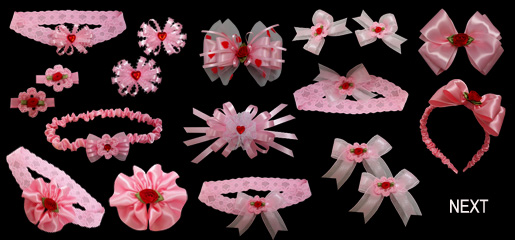 Valentine's Day Hair Bow Collection