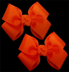 barrette hair bow pair
