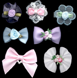 seven piece baby bow collection