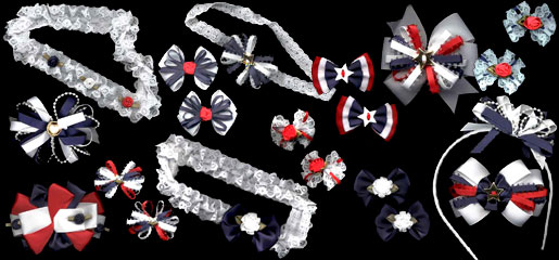 nautical Hair Bow Collection