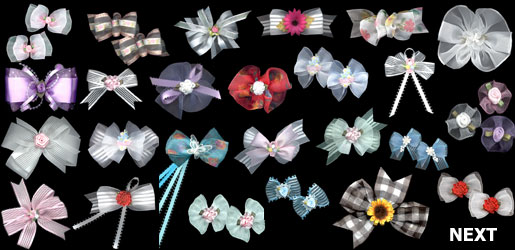 Sheer Hair Bow Collection
