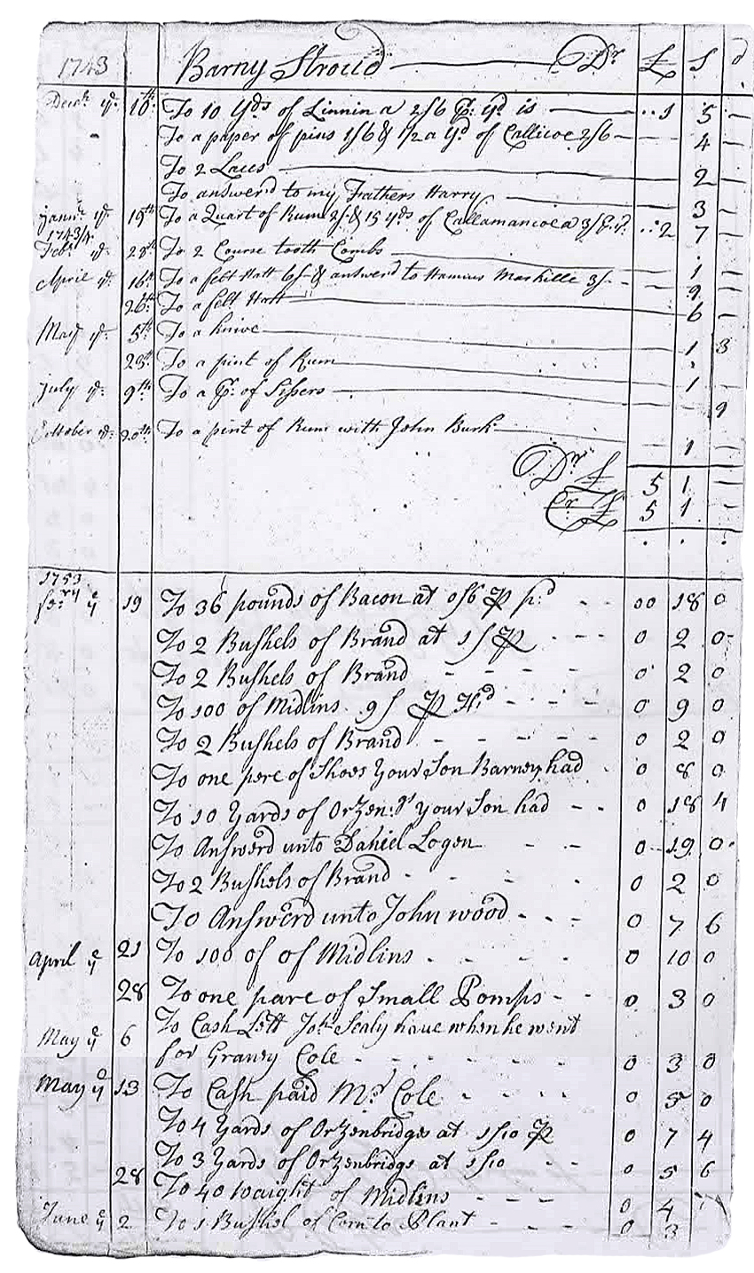 Barney Stroud page one