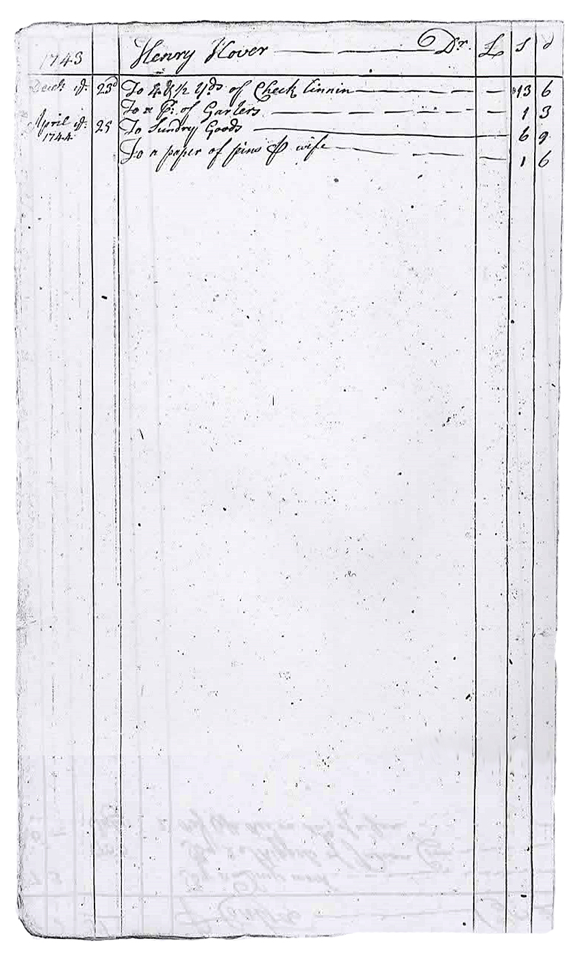 Henry Hover page one
